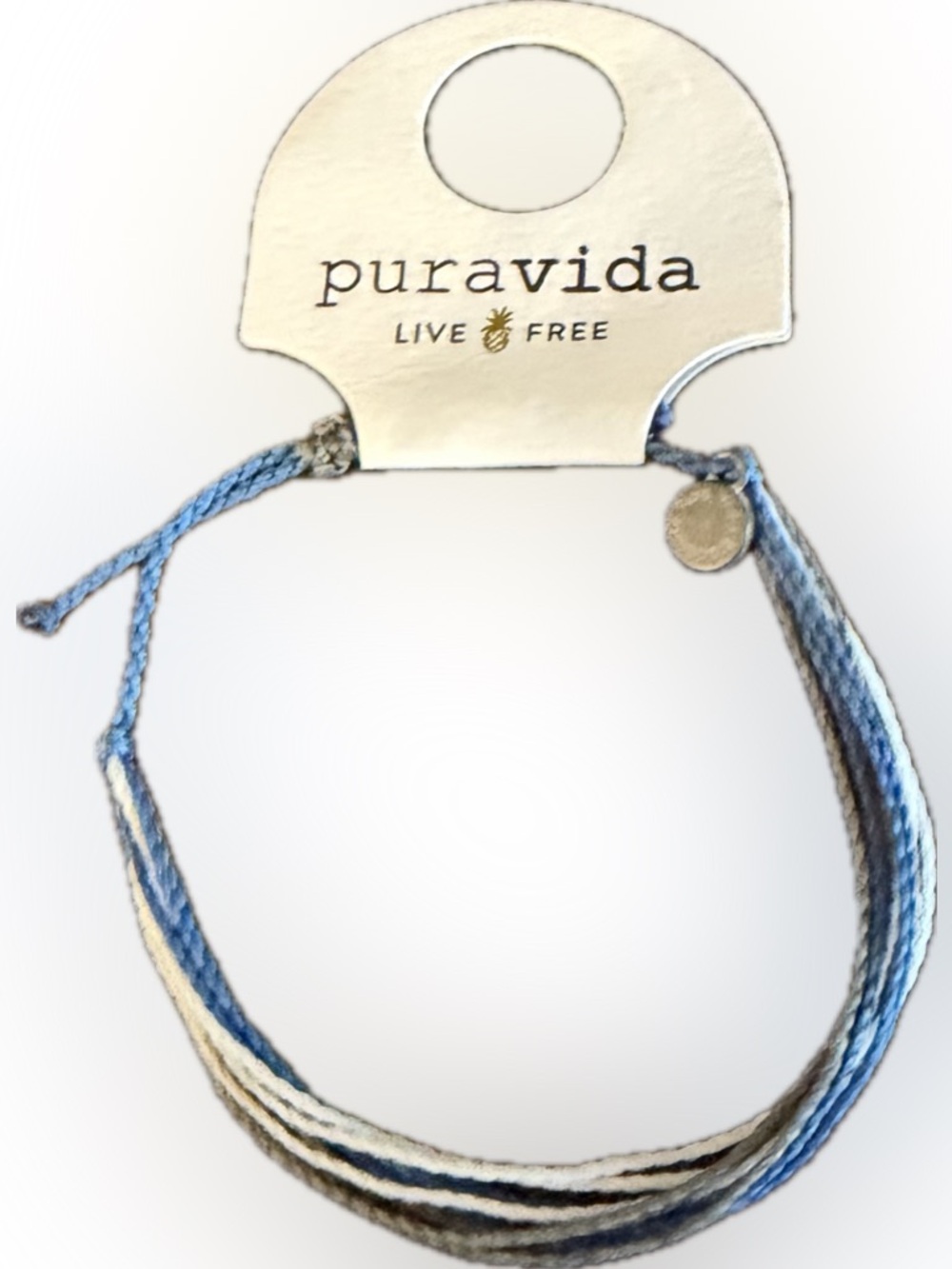 Pura Vida Bracelet-Adjustable-Original-Customized Colors Blue, White, Gray, OS